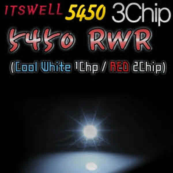 고고카 5450 2Color 5450 RWR LED [Blush White1칩/RED2칩] PGO-1058 cs41001