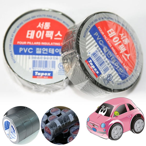 절연테이프-태영/서통 10개 PCE-0492 cs41001 차량용품