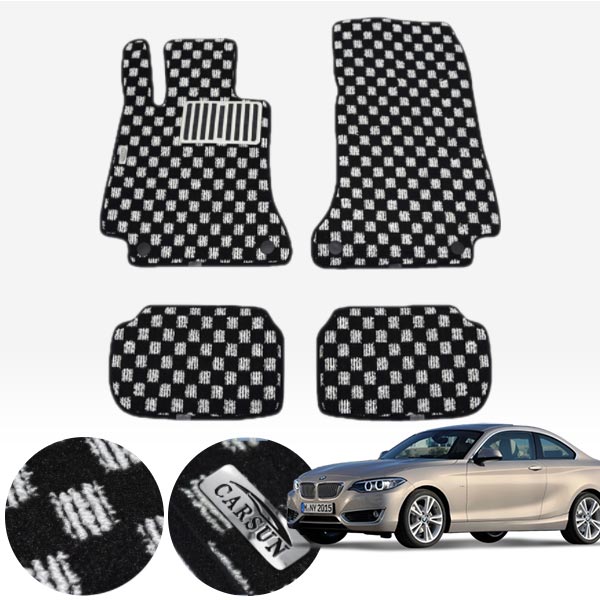 BMW 액티브 투어러 F45 / 15.02~ 킹덤 카펫 매트 1열+2열 PCS-2243 cs06003 차량용품