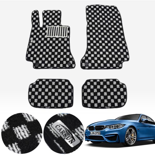 BMW M3 / 2013 킹덤 카펫 매트 1열+2열 PCS-2243 cs06026 차량용품