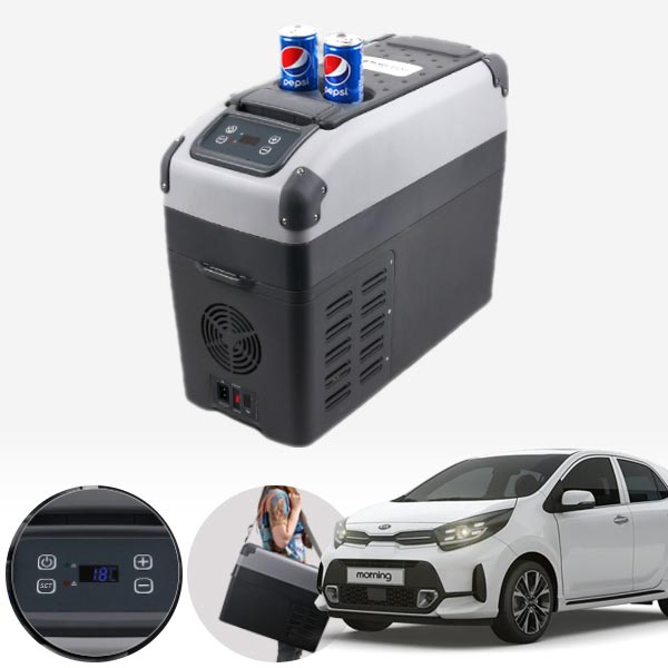 모닝(올뉴)(17~) 차량용 스마트디스플레이 냉동냉장고 16L PMT-2916 cs02062 차량용품