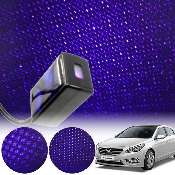 쏘나타(LF)(14~) 갤럭시 자동변환 별빛 블루 LED 무드등 (USB) PSH-8350 cs01052 차량용품