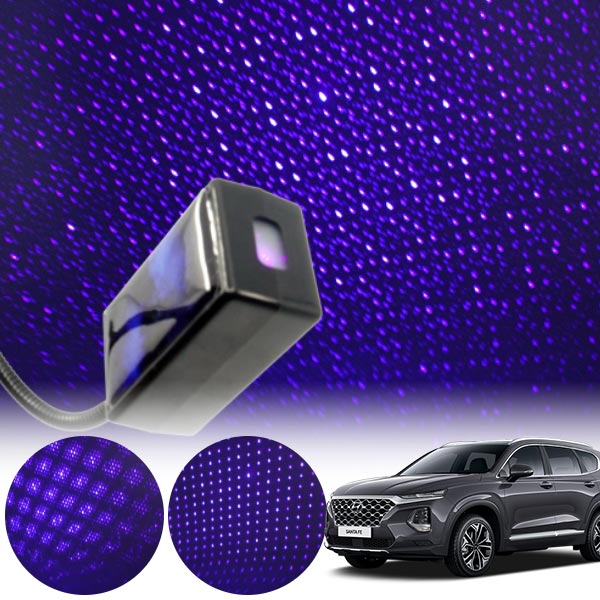 싼타페TM(18~) 갤럭시 자동변환 별빛 블루 LED 무드등 (USB) PSH-8350 cs01069 차량용품
