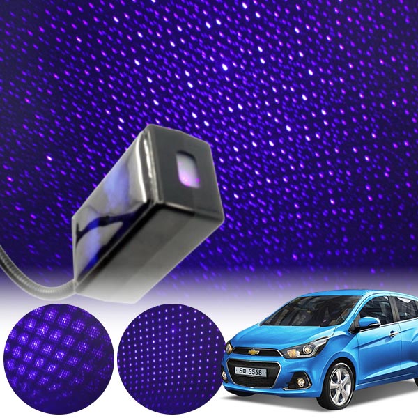 스파크(더넥스트)(15~) 갤럭시 자동변환 별빛 블루 LED 무드등 (USB) PSH-8350 cs03033 차량용품