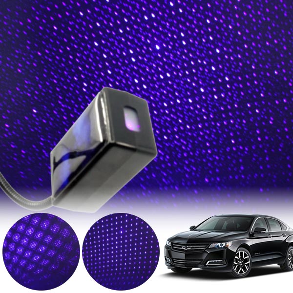 임팔라 갤럭시 자동변환 별빛 블루 LED 무드등 (USB) PSH-8350 cs03034 차량용품