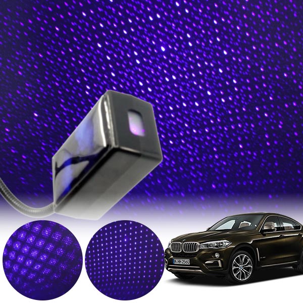 X6(F16)(15~) 갤럭시 자동변환 별빛 블루 LED 무드등 (USB) PSH-8350 cs06043 차량용품