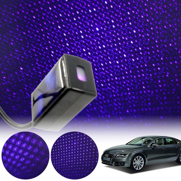 A7(4G8)(10~17) 갤럭시 자동변환 별빛 블루 LED 무드등 (USB) PSH-8350 cs08008 차량용품