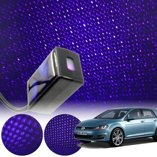 골프(7세대)(14~) 갤럭시 자동변환 별빛 블루 LED 무드등 (USB) PSH-8350 cs09021 차량용품