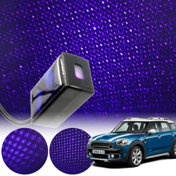 컨트리맨(17~) 갤럭시 자동변환 별빛 블루 LED 무드등 (USB) PSH-8350 cs12008 차량용품