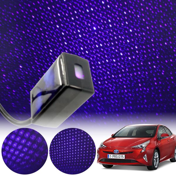프리우스(4세대)(16~) 갤럭시 자동변환 별빛 블루 LED 무드등 (USB) PSH-8350 cs14023 차량용품