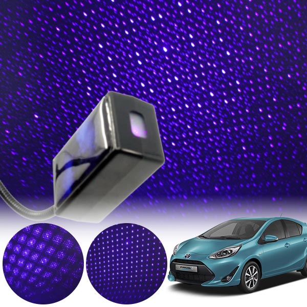 프리우스C(18~) 갤럭시 자동변환 별빛 블루 LED 무드등 (USB) PSH-8350 cs14025 차량용품