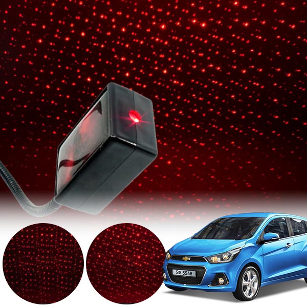 스파크(더넥스트)(15~) 갤럭시 자동변환 별빛 레드 LED 무드등 (USB) PSH-8351 cs03033 차량용품
