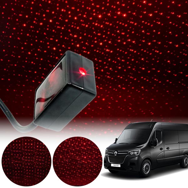 르노마스터 갤럭시 자동변환 별빛 레드 LED 무드등 (USB) PSH-8351 cs05018 차량용품
