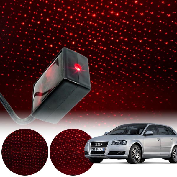 A3(8V)(13~) 갤럭시 자동변환 별빛 레드 LED 무드등 (USB) PSH-8351 cs08028 차량용품
