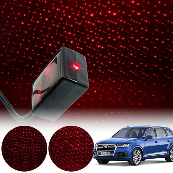 Q7(4M)(15~) 갤럭시 자동변환 별빛 레드 LED 무드등 (USB) PSH-8351 cs08030 차량용품
