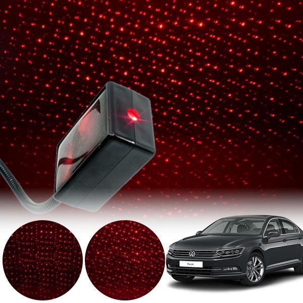 파사트(GT)(17~) 갤럭시 자동변환 별빛 레드 LED 무드등 (USB) PSH-8351 cs09019 차량용품