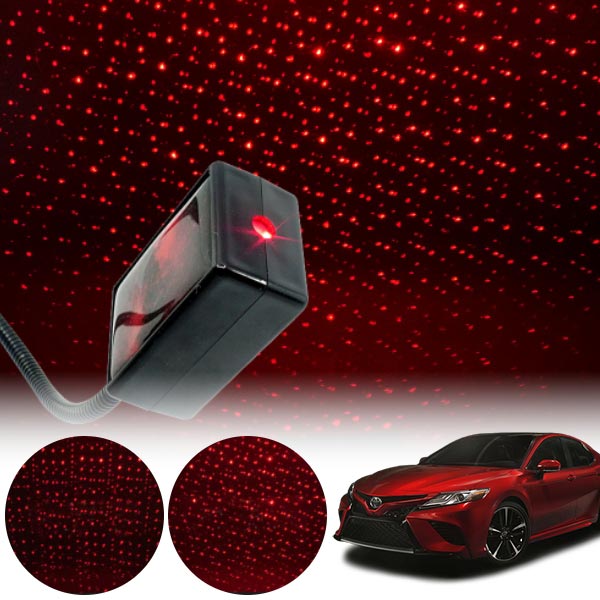 캠리(18~) 갤럭시 자동변환 별빛 레드 LED 무드등 (USB) PSH-8351 cs14021 차량용품