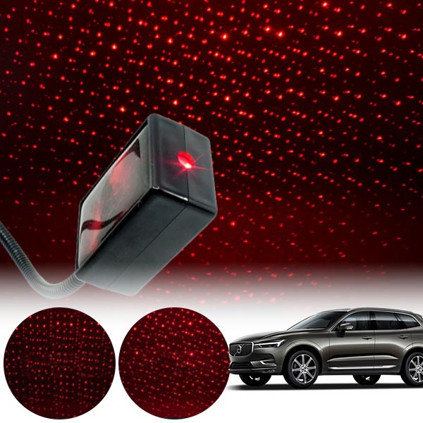 볼보XC60 갤럭시 자동변환 별빛 레드 LED 무드등 (USB) PSH-8351 cs22003 차량용품