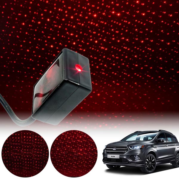 쿠가(17~) 갤럭시 자동변환 별빛 레드 LED 무드등 (USB) PSH-8351 cs36016 차량용품