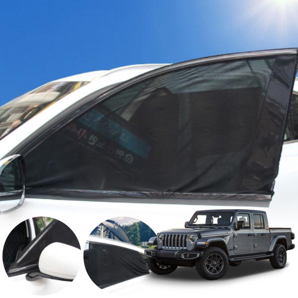 글래디에이터(JT)(20~) 티커벨 차박용 모기장 햇빛가리개 커튼  PTK-2937 cs15011 차량용품