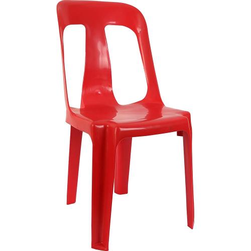 스마토 플라스틱 의자 C170-6819 1개 규격 : 등의자(적색) C170-6819