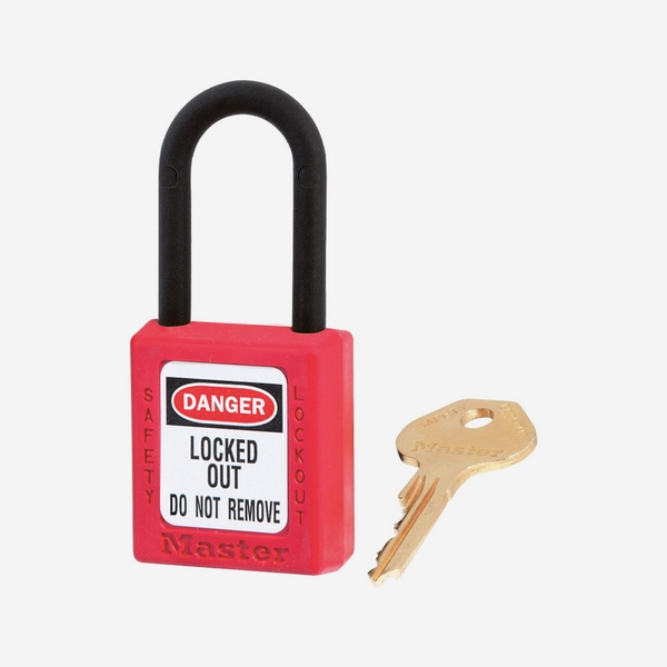 보안용 마스터락 방폭 안전 자물쇠 406 RED PNX-2010406 cs90443