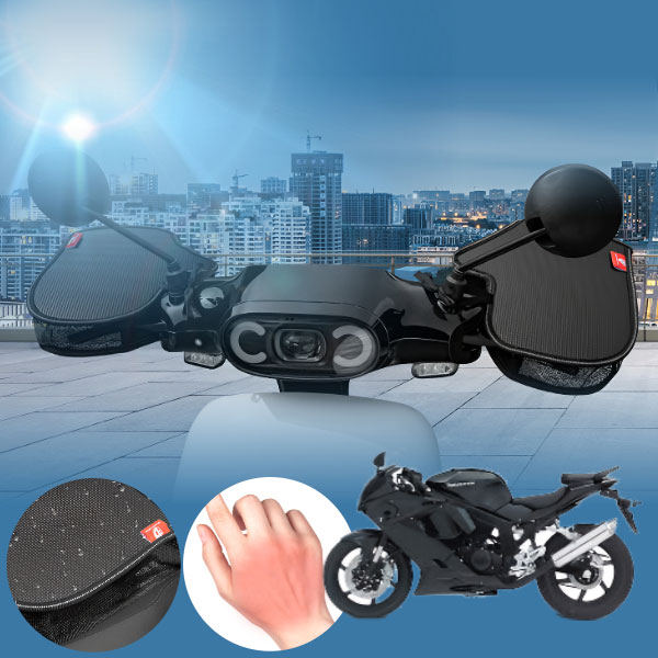 코멧 250 블랙업 바이크 핸들 커버 장갑 방수 메쉬 자외선 차단  UCA-109 bs02026